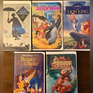 Classic Disney VHS Tapes